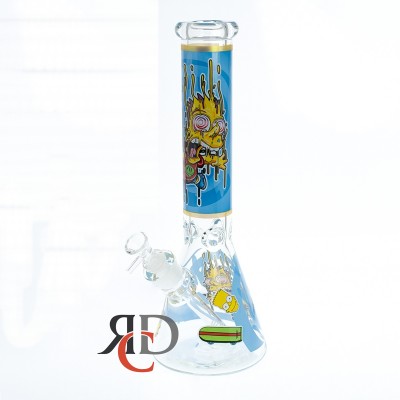 WATER PIPE BEAKER GLOW IN DARK WP25050 1CT